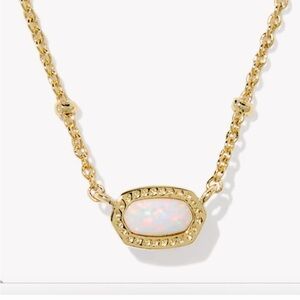 Kendra Scott Mini Elisa gold pendant -New in box